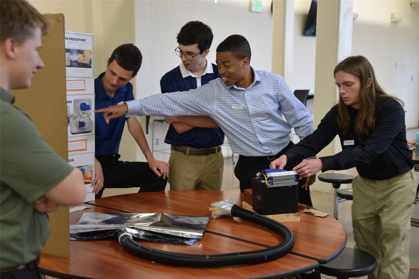 Students explain projects